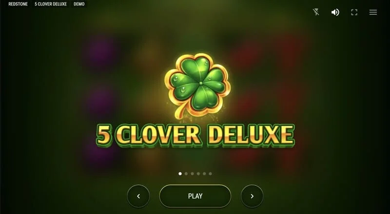 5 Clover Deluxe - मुख्य मेनू